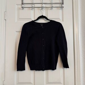 Ann Taylor Black Knit Cardigan
